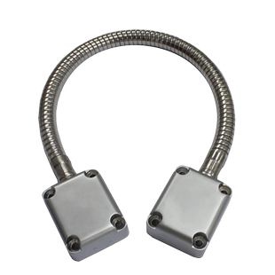 过线保护器不锈钢防夹穿线管网线导线护线软管金属弹簧门禁过线器