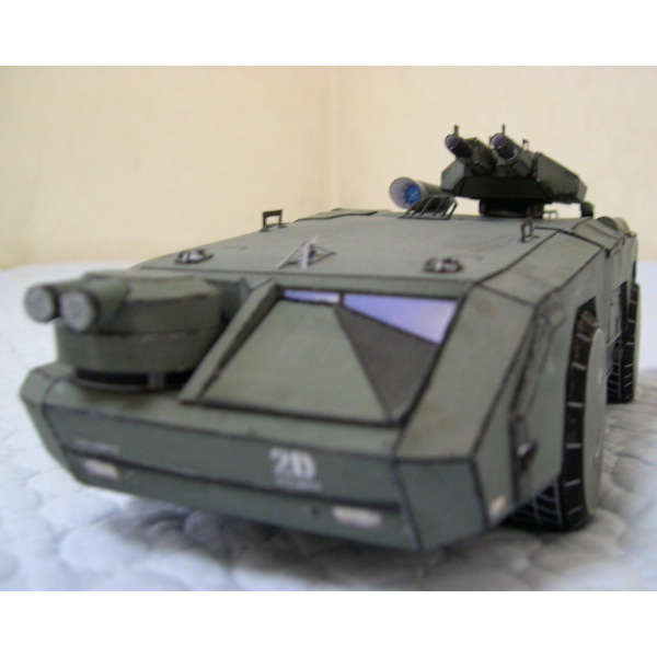 手工制作装甲车坦克3D纸模型