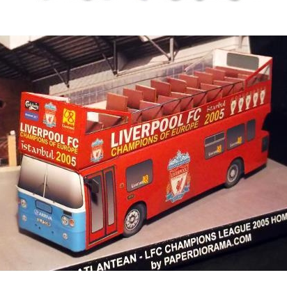 儿童益智diy立体手工制作双层巴士汽车场景公交车3d纸质模型玩具