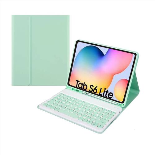 适用Samsung Galaxy Tab S6 Lite10.4蓝牙键盘保护套键盘带笔槽