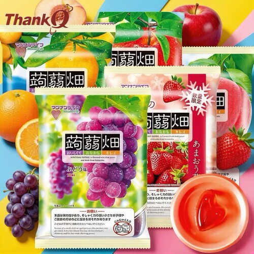 日本蒟蒻畑心型蒟蒻果冻