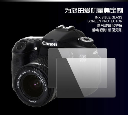 相机70D 80D 700D750D760D 7d2 800d 5D2 5D3 5D4保护钢化膜