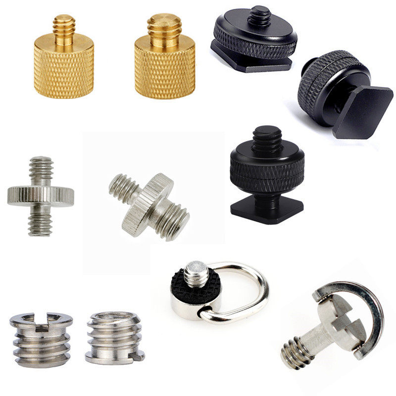 相机螺丝 快装板螺丝1/4转3/8转换螺丝帽 小转大云台底座螺帽热靴,五金/工具,螺钉,淘宝优惠券,粉丝福利购,淘宝优惠卷