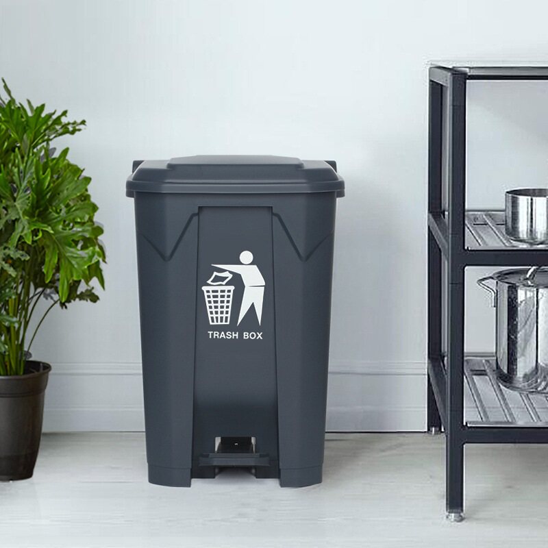 户外大号塑料脚踏垃圾桶环卫带盖家用商用厨房酒店密封脚踩垃圾箱,家庭/个人清洁工具,垃圾桶,淘宝优惠券,粉丝福利购,淘宝优惠卷