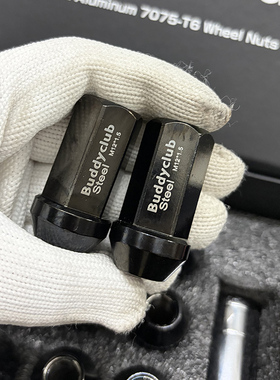 锻造钢buddyclub轮毂螺丝帽螺母适合方程豹5/8驭胜域虎改装霸道FJ