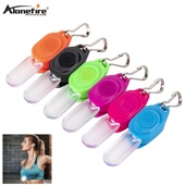 迷你LED钥匙扣灯户外运动夜跑步灯拉链夹灯发光登山安全警示灯Y04