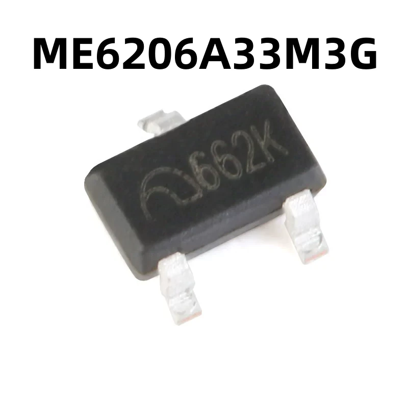 50只ME6206A33M3GSOT-233.3V2