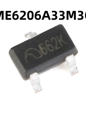 50只ME6206A33M3G SOT-23 3.3V 2% 6V 原装低压差线性稳压器芯片