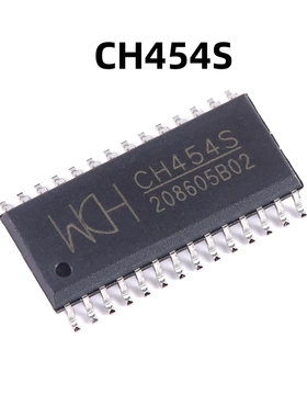 CH454S SOP-28 原装正品 16段数码管驱动及键盘控制芯片