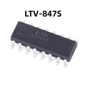LTV-847S SMD-16 原装正品 贴片晶体管输出光电耦合器芯片