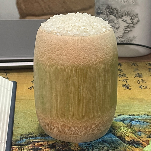 手工制作家用量米筒楠竹
