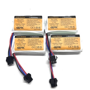 4D S1 7.4V 800mAh 高速遥控船 4D-S1 遥控飞艇配件电池14500