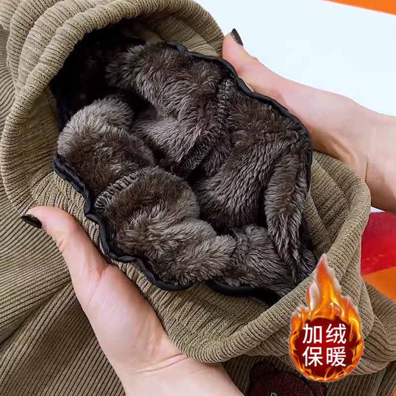 2025新款高端灯芯绒裤子女秋冬