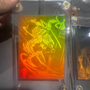 1994年蜘蛛侠全息卡片套装 毒液全息卡蜘蛛侠全息卡片