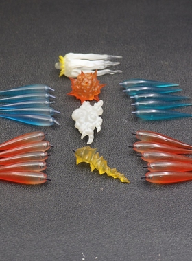 正版万代散货ROBOT魂ANIME高达扎古爆炸烟雾喷射特效件武器配件