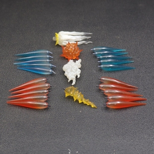 正版万代散货ROBOT魂ANIME高达扎古爆炸烟雾喷射特效件武器配件