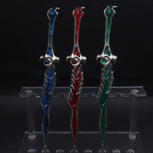 现货港漫武器精品周边收藏合金兵器模型摆件神兵玄奇9寸天晶子剑