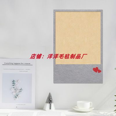 软木板照片墙留言板ins风挂墙图钉板展示墙板背景墙毛毡墙贴自粘