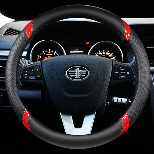 一汽森雅M80 R7 R8 R9 S80奔腾X40X80方向盘套四季通用型汽车把套