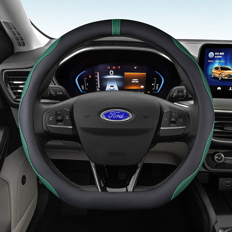 新福睿斯锐际EVOS 锐界领界蒙迪欧福克斯方向盘套D型平底防滑男女