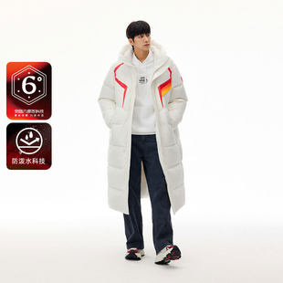 ANTA/安踏王一博同款男女同款防泼水长版灵龙冰甲羽绒服172618902