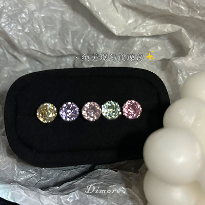 千禧玫瑰切耳骨钉医学钛钢耳钉