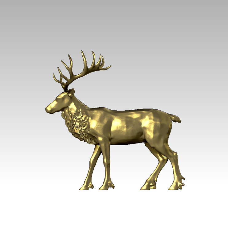 三维图 圆雕图 模型 3D STL 精雕 木雕 雕刻图C长角鹿250710,商务/设计服务,2D/3D绘图,淘宝优惠券,粉丝福利购,淘宝优惠卷