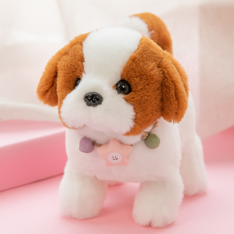 快乐音符儿童狗狗毛绒玩具