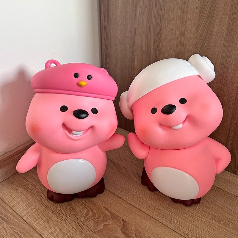 超大loopy小露比玩偶小海狸网红生日礼物女孩送闺蜜公仔手办摆件