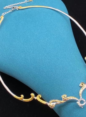 复古风意大利工艺颈链百搭项圈