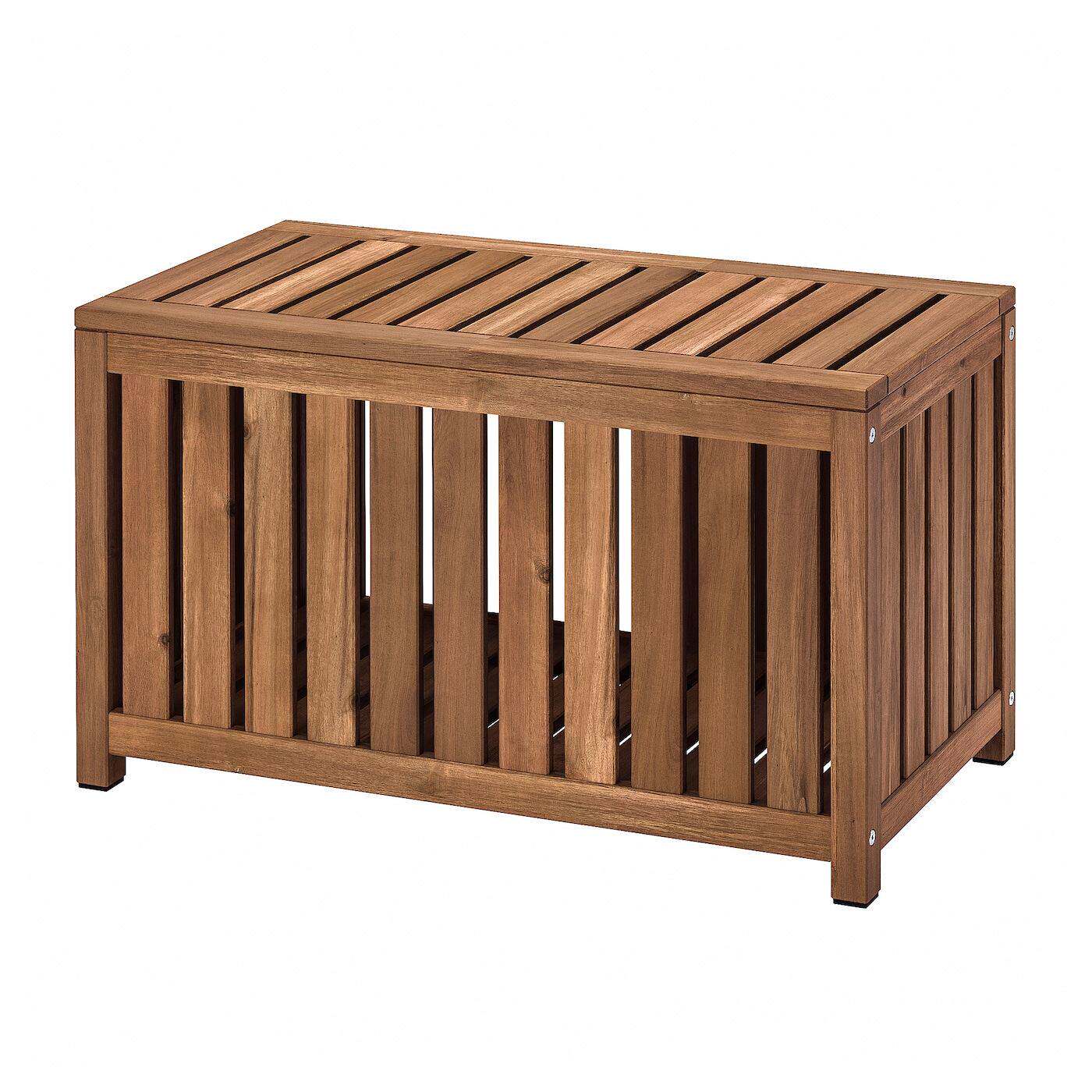IKEA宜家耐玛瑞 储物箱,着浅褐色漆 室内/户外产品80x40x45 厘米