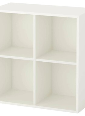 国内宜家代购伊克特 四格柜，白色，70x35x70 厘米简约耐用