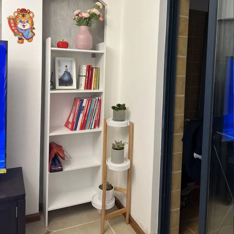 IKEA宜家巴格布书架不带门白色50x25x160cm家用储物柜客厅收纳柜