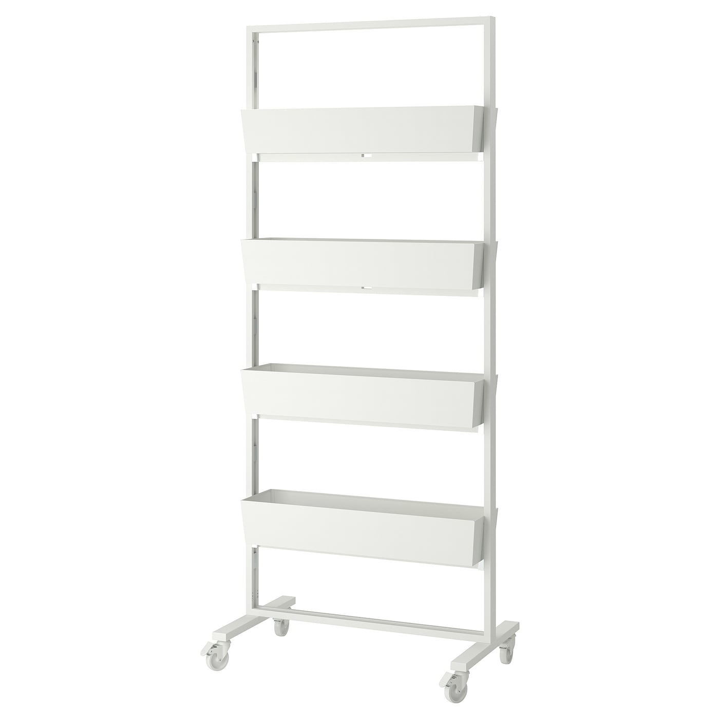 IKEA宜家米特丛 带脚轮框架/盛具/电线盒85x205 厘米整理架收纳架