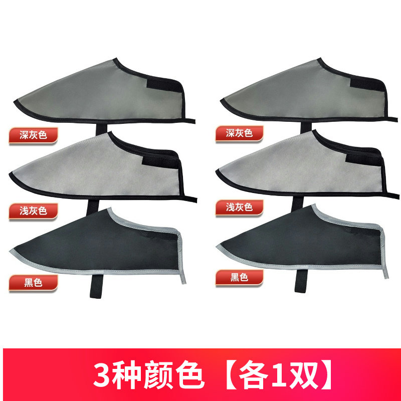 夏季轻盈透气理发师防碎发美发鞋套布料款防扎脚不起雾美发剪发