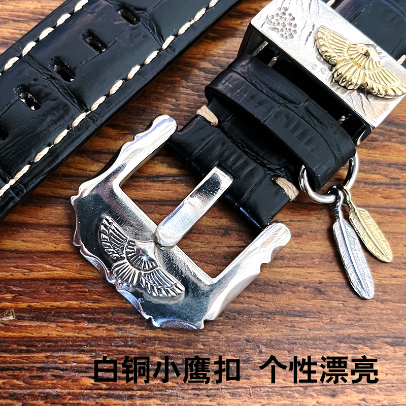 手工个性鸟手表带扣白铜表扣针扣