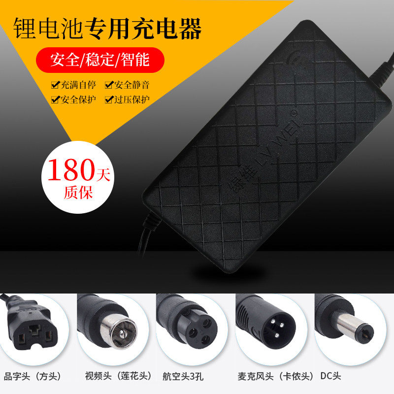 锂电池电动车锂电池充电器 24V36V48V60V72V10AH 42V2A 54.6V2A