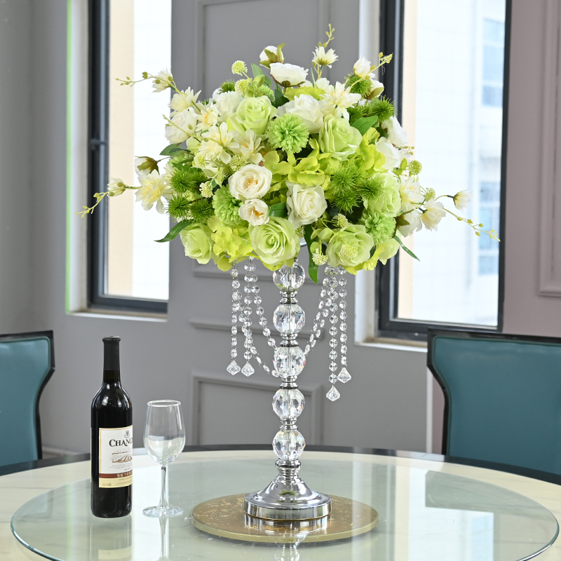 酒店ktv摆台桌面摆件装饰花假花仿真花婚礼流晶桌花客厅摆设布置