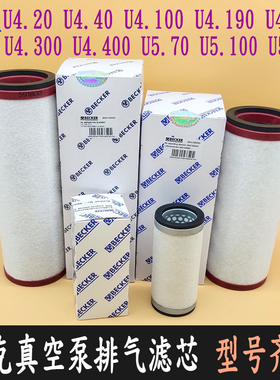 BECKER贝克真空泵排气滤芯965416油雾过滤器U5.100分离器96541500