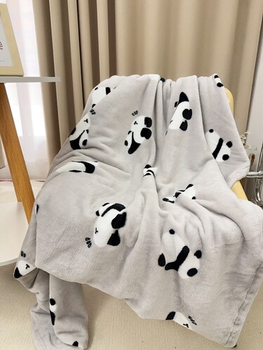 TheMoment熊猫噗噗毛毯