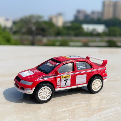 散货1:64三菱EVO wrc 拉力赛车合金汽车模型