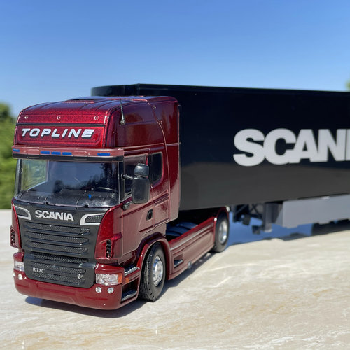 1:50斯堪尼亚货车重型牵引卡车 合金汽车模型