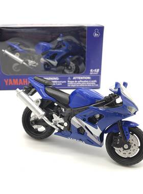 18雅马哈r1摩托车模型塑料