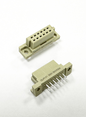 欧式插座 DIN 9001-36121C00A 212 2*6P 12P 母头直孔 2.54间距