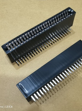 WingTAT野口 2.5mmGame总线 GER50BGFBK-2.5 50P弯脚金手指插槽