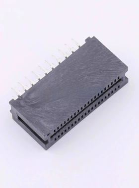 WingTAT 1.27mmPCI总线插座40P直脚金手指插槽无耳 HED40LP03BK