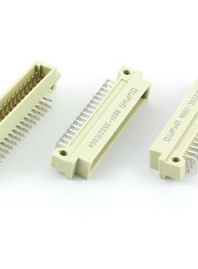 欧式插座 DIN 9001-35441C00A 244 2*22P 44P 公头弯针 2.54间距