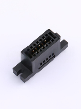 WingTAT 2.54mm压线式总线U型耳10P CE-225F 黑色 EC10P03BK-0002