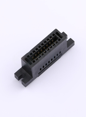 WingTAT 2.54mm压线式总线U型耳16P CE-225F 黑色 EC16P03BK-0002