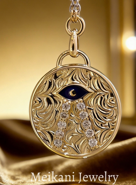 ins风18K金项链2026马年新款